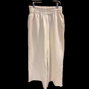The Westside Cotton Cream Jogger Pants Size Medium
